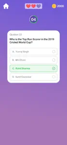 Cricket World Cup Quiz -2023 screenshot #4 for iPhone