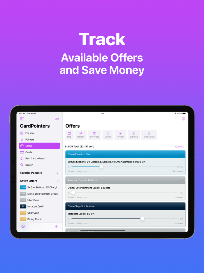 CardPointers for Credit Cards