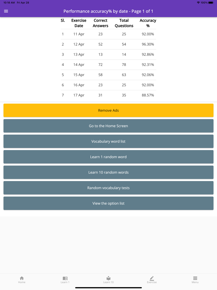 LIC ADO Vocabulary and Practice