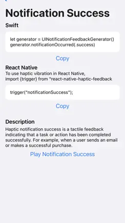 Playing Haptics iPhone image 2
