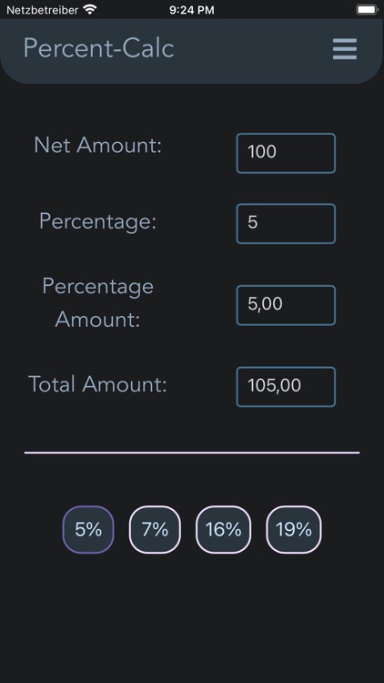 Percent Calculator - %
