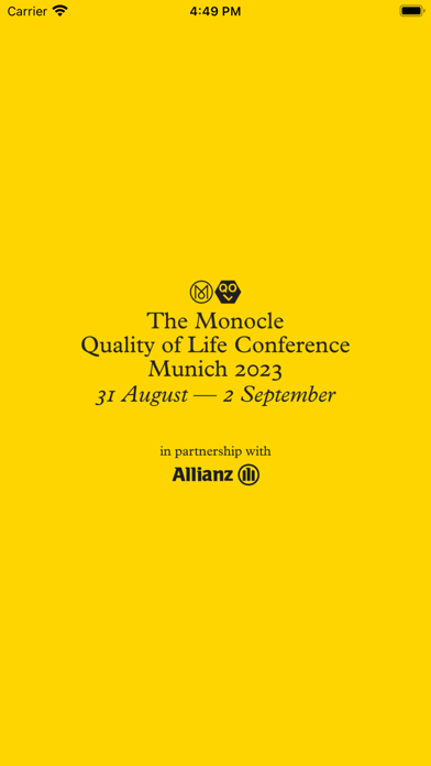 The Monocle QOL Conference Screenshot