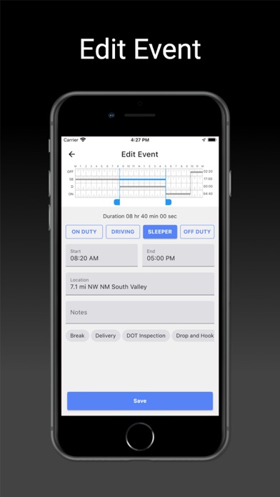 PTI ELD Screenshot