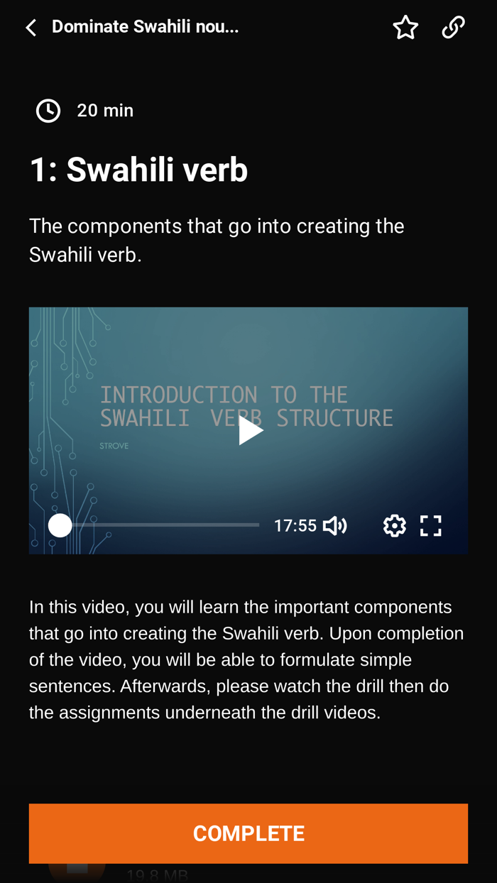 LSN SWAHILI FOR HOAMIs