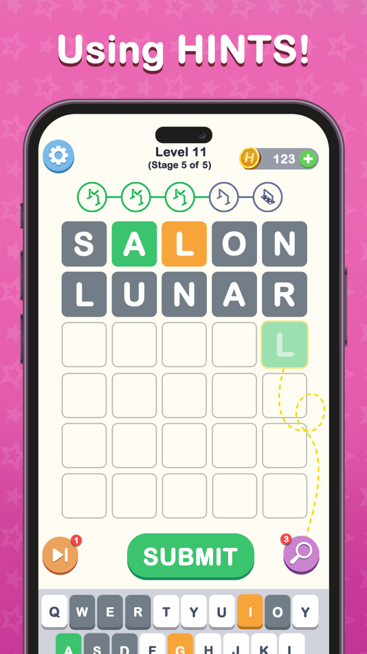 #6. Hurdle - Guess The Word (iOS) By: Kien Nguyen