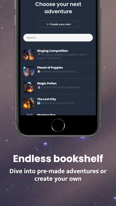 Superstory: AI Bedtime Stories Screenshot