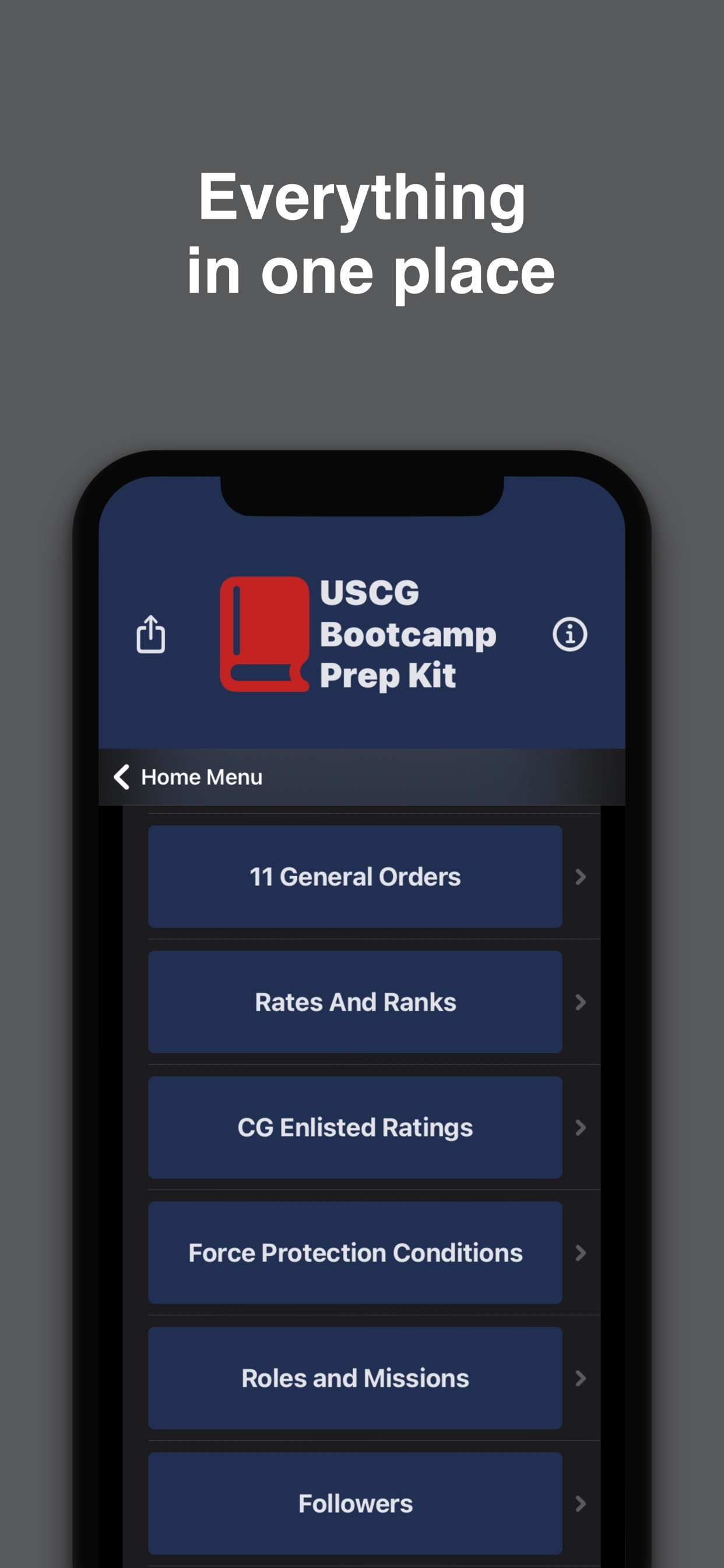 USCG Bootcamp Prep Kit