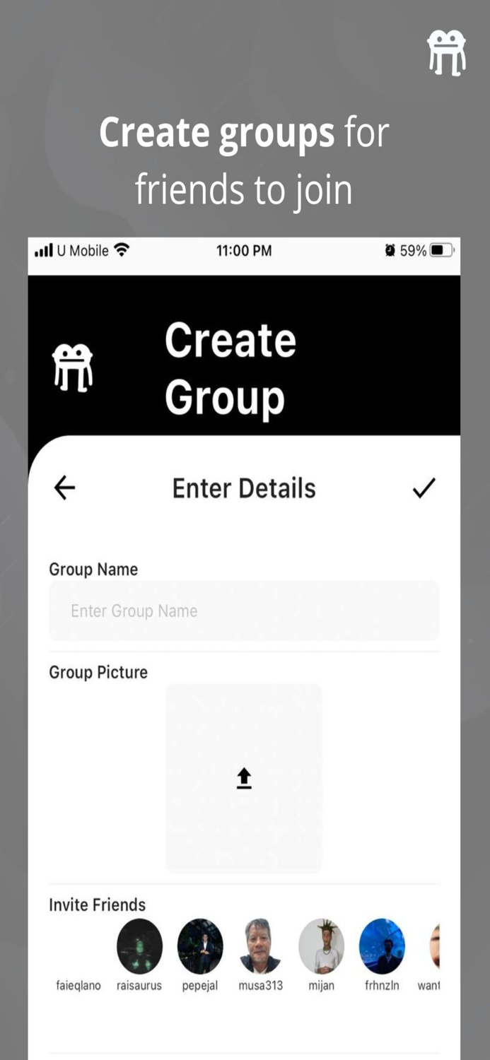Buds - Groups Plans and Friends
