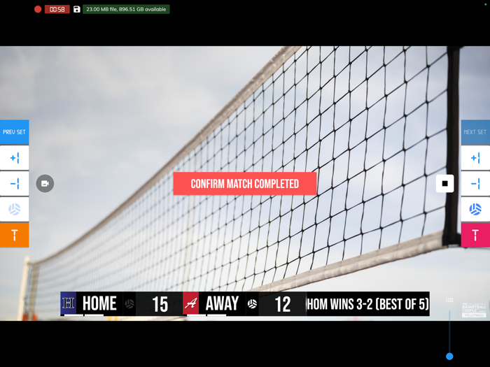 BT Volleyball Camera