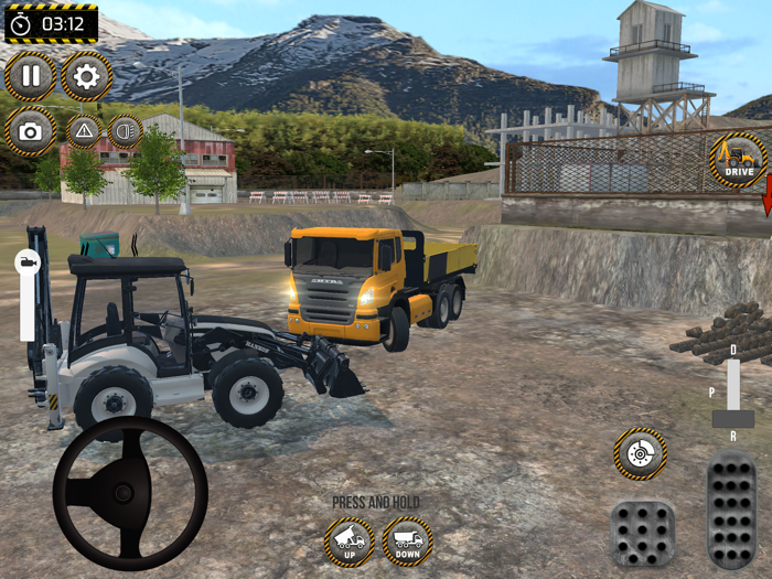 Backhoe Loader Truck Simulator