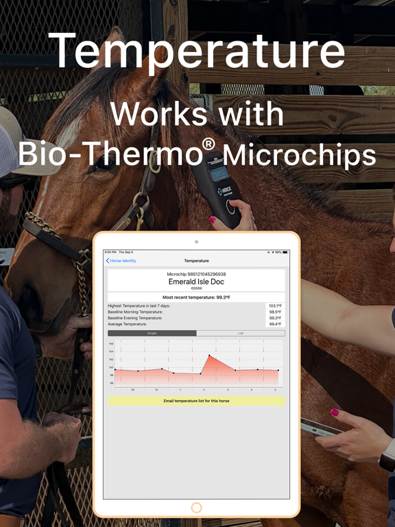 EquiTrace Pro iPad screenshot 5 - Business app
