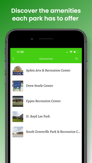 Parks & Facilities-Pitt County Screenshot