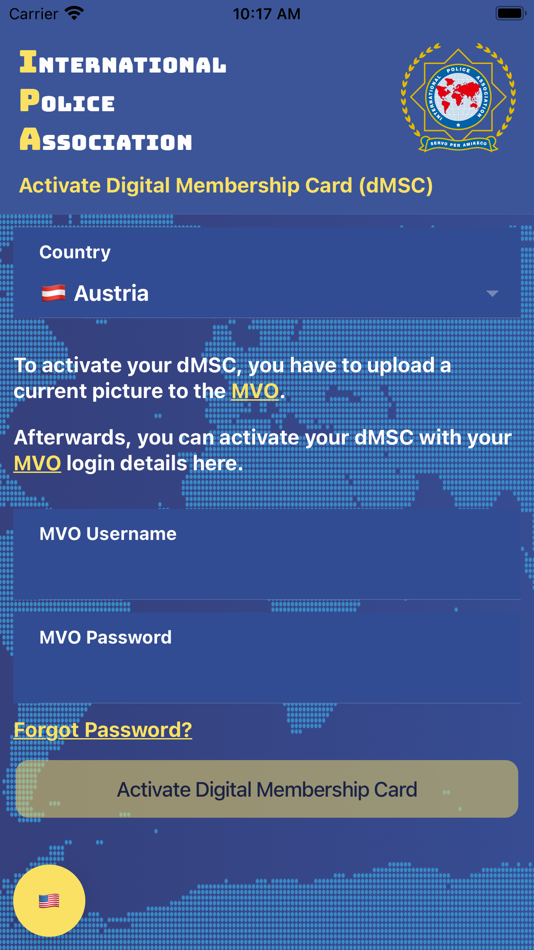 #1. IPA dMSC (iOS) 由: International Police Association (IPA), Österreichische Sektion
