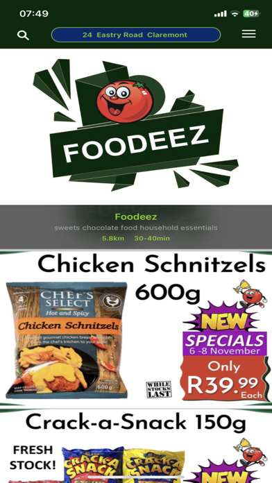 Foodeez Screenshot 1 - AppWisp.com Foodeez Screenshot 1 - AppWisp.com