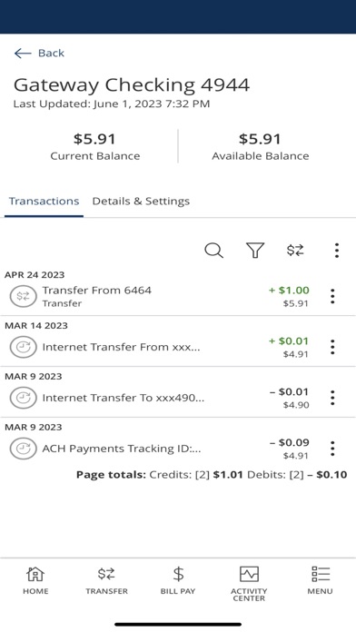 CNB Bank & Trust Screenshot