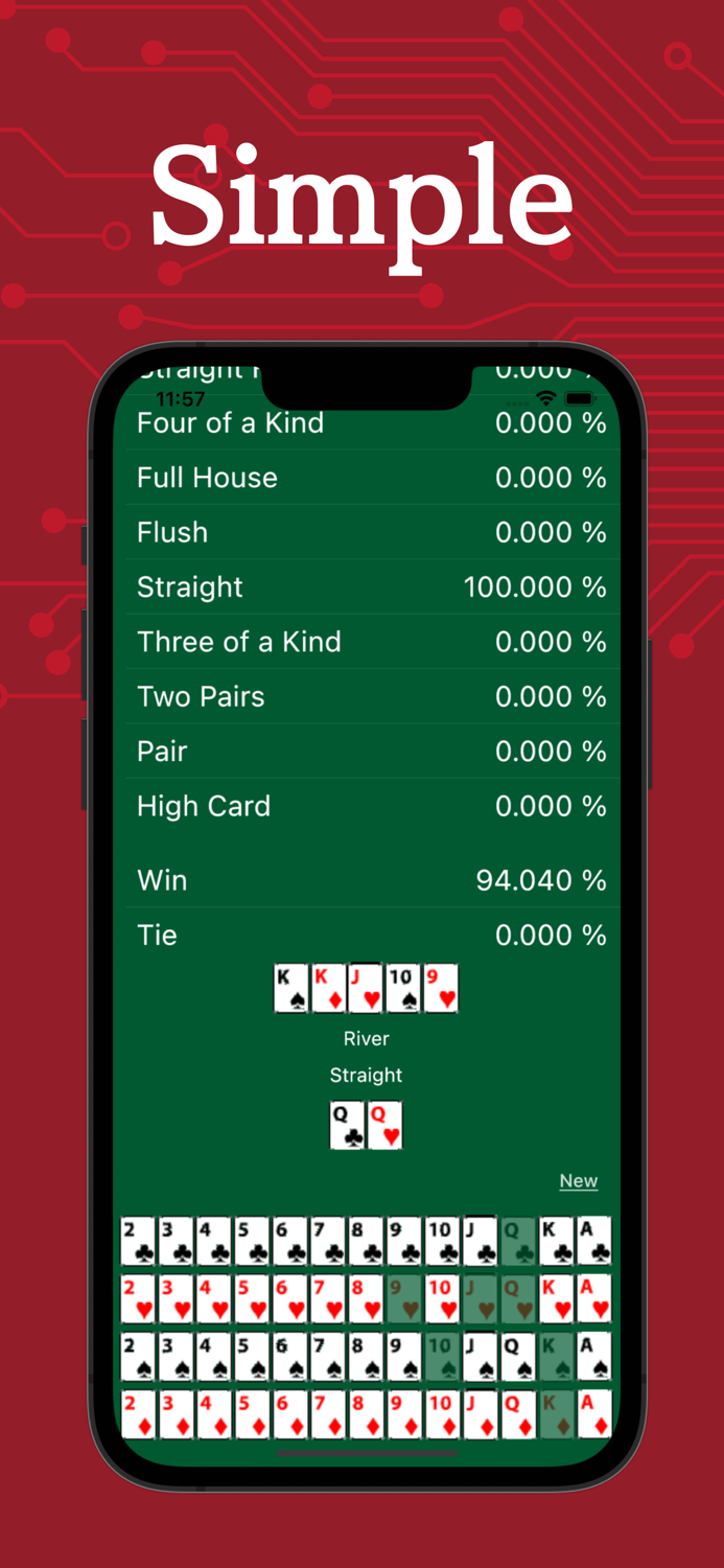 Poker hand calcTexas holdem