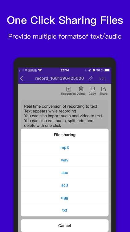 Voice to text：audio recorder screenshot-4