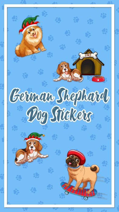 Screenshot #1 pour German Shepherd Dog Stickers