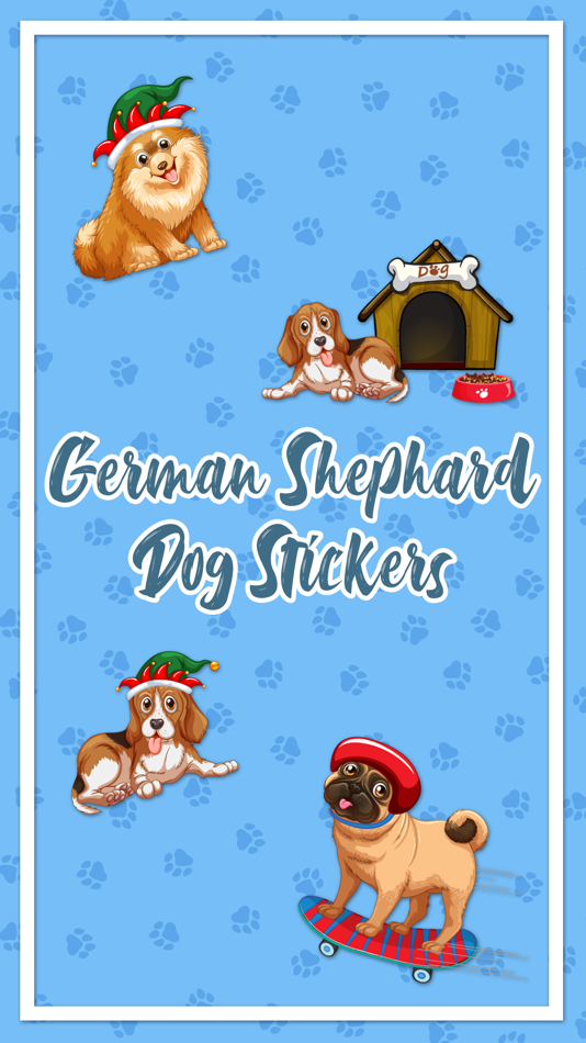 German Shepherd Dog Stickers - 1.2 - (iOS)