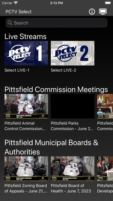 Cablecast Screenshot