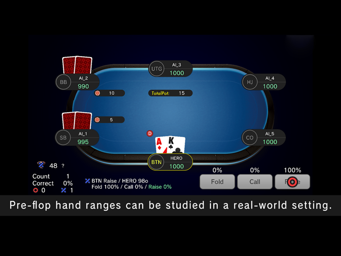 Poker Preflot Trainer