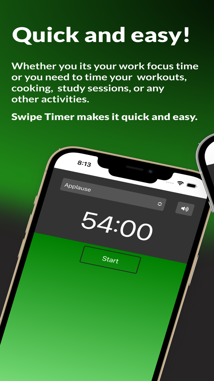Swipe Timer - Focus Time