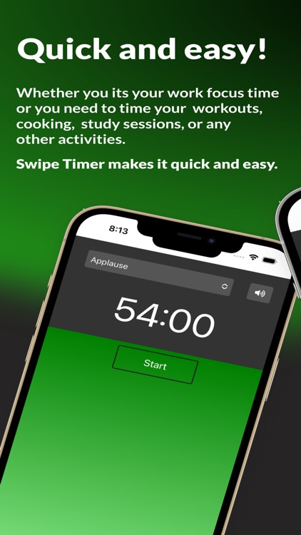 Swipe Timer - Focus Time