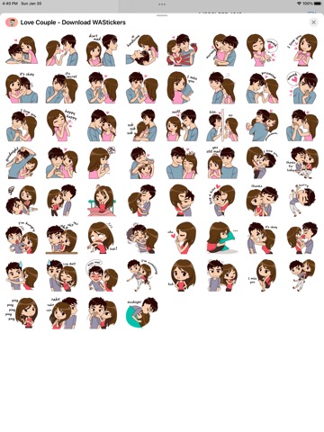 Love Couple-Download WAStickerのおすすめ画像3