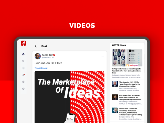 GETTR - A Marketplace of Ideas GETTR - A Marketplace of Ideas