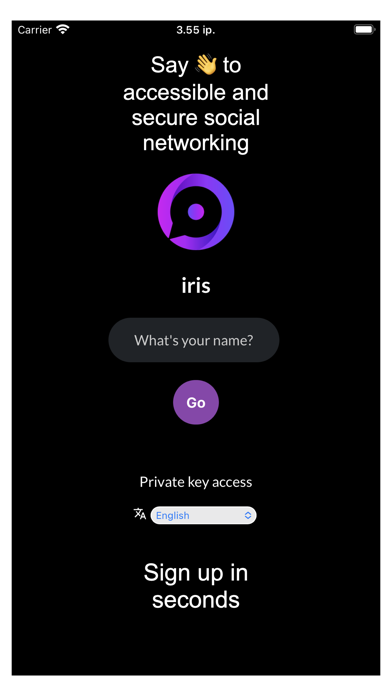 Iris – The Nostr client Screenshot