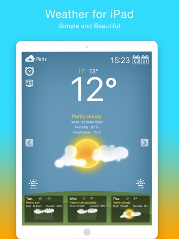 Weather for iPad!のおすすめ画像1