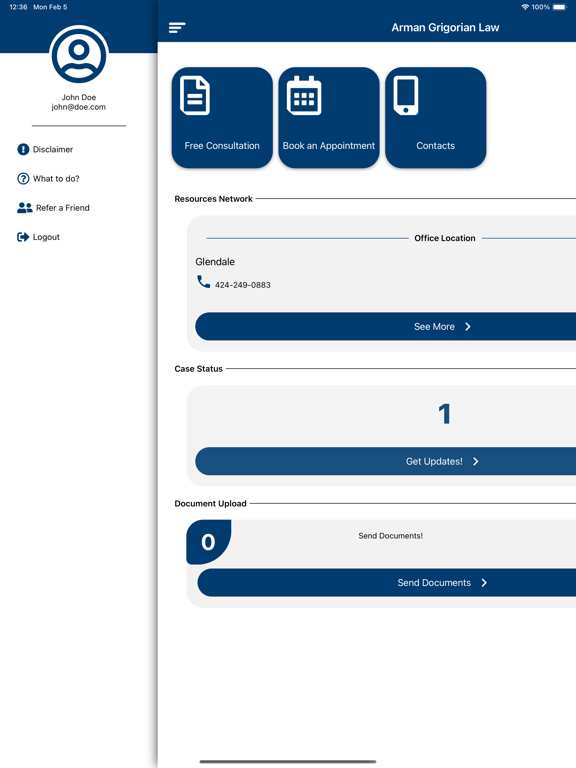 Screenshot #6 pour Arman Grigorian Law