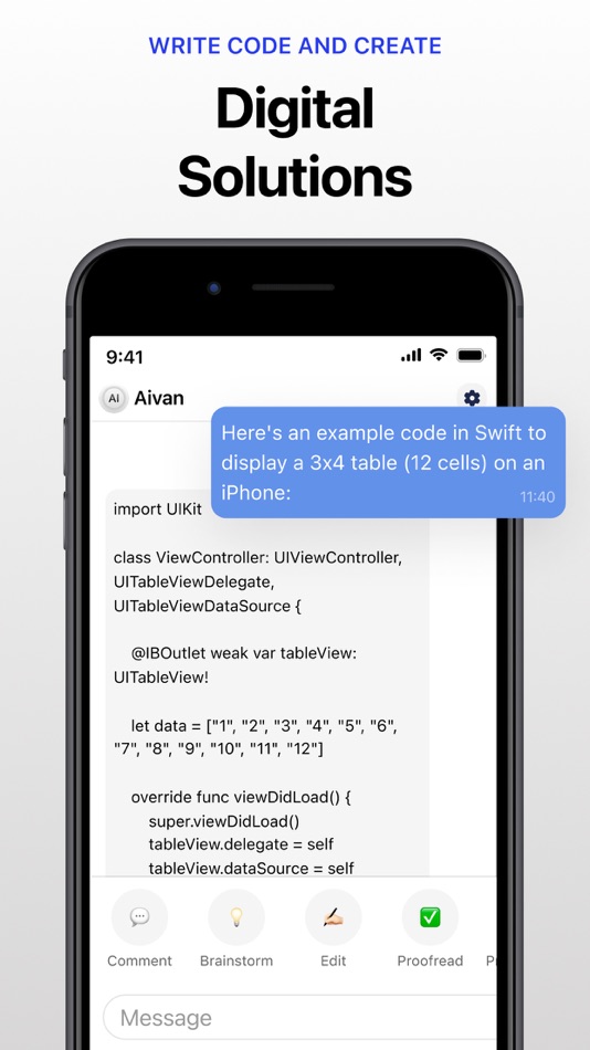 #4. AI Chat & Essay Writer - Aivan (iOS) 由: Appvillis