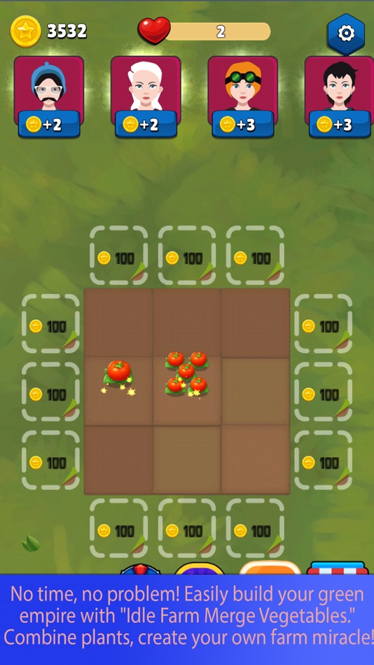 #2. Idle Farm Merge Vegetables (iOS) De: 捷立 郑