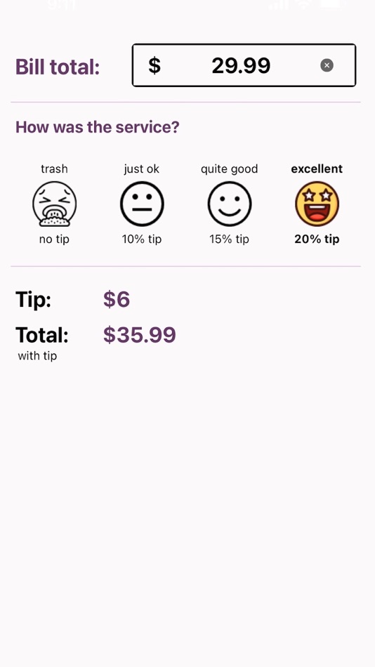 #3. TreoTips: Tip Calculator (iOS) 由: Treo Financial Inc.