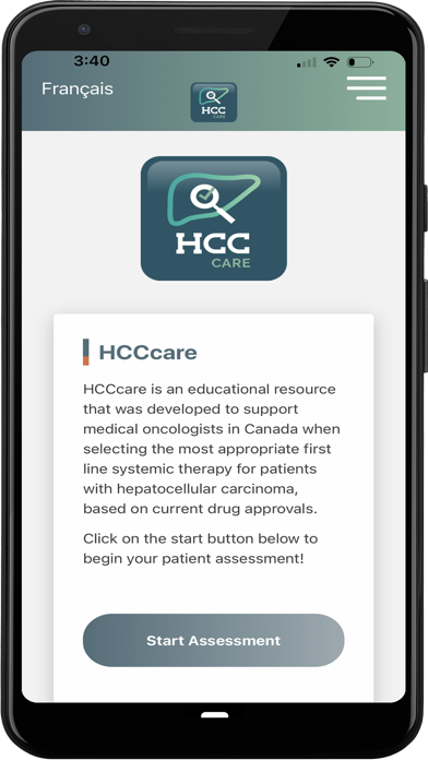 HCCcare Screenshot