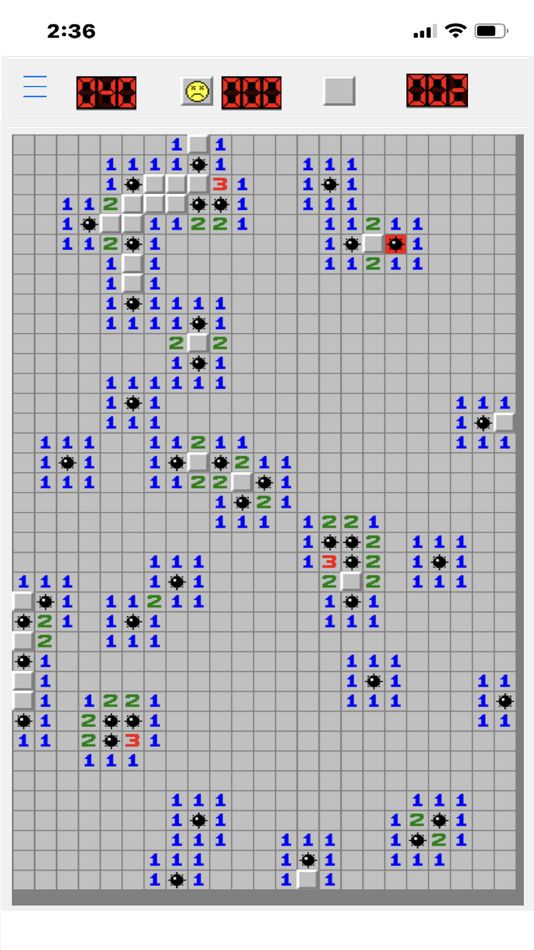 #2. Mini Mine- Classic Minesweeper (iOS) 由: Tsan Huang Chen