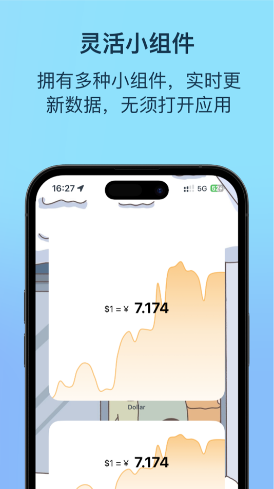 #4. Dollar - Currency widget (iOS) بواسطة: 辉 周