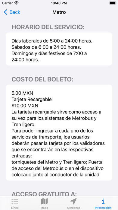 Red Transporte CDMX Screenshot
