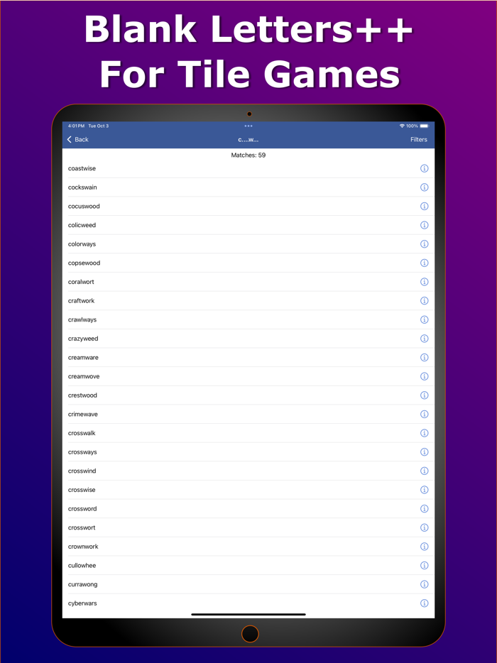 Anagram Solver - Crosswords