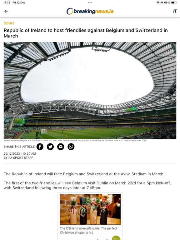 Screenshot #6 pour breakingnews.ie