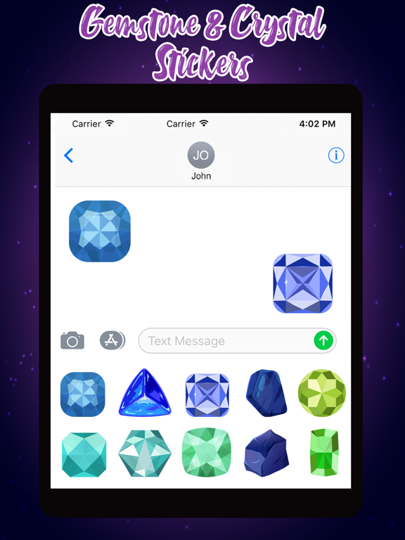 Screenshot #6 pour Gemstone & Crystal Stickers