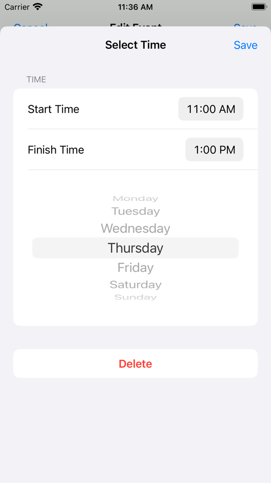 #4. Timetable ClassTable (iOS) 由: Jordan Holland