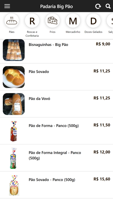 Padaria Big Pão - Tarumã Screenshot
