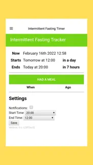 intermittent fasting timer app iphone screenshot 4