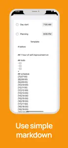Markdown Planner screenshot #2 for iPhone