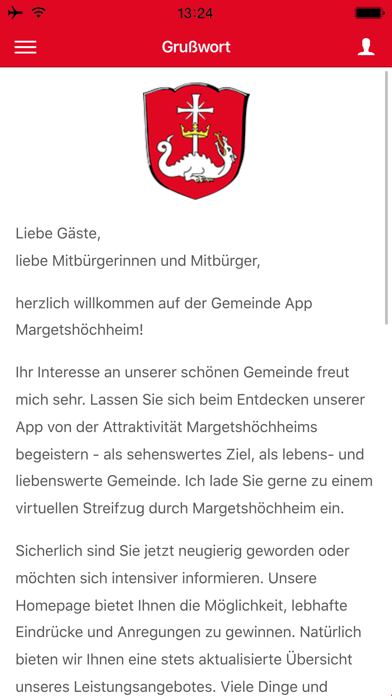 Gemeinde Margetshöchheim Screenshot