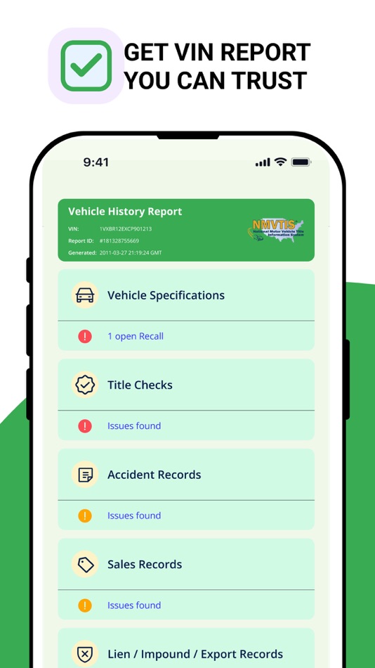 #3. VinAudit - VIN Check & Scanner (iOS) 由: VinAudit.com
