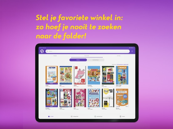 Reclamefolder iPad app afbeelding 3