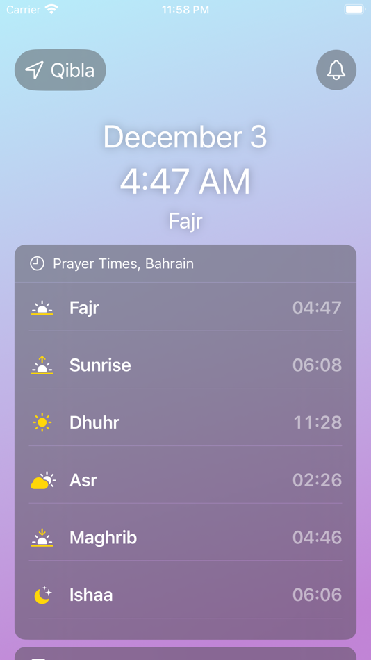 #1. Bahrain Prayer (iOS) 由: Abdulrahman Rafea